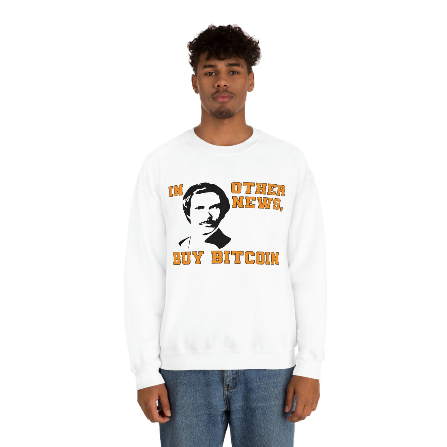 Ron Burgundy Buys Bitcoin Unisex Sweatshirt