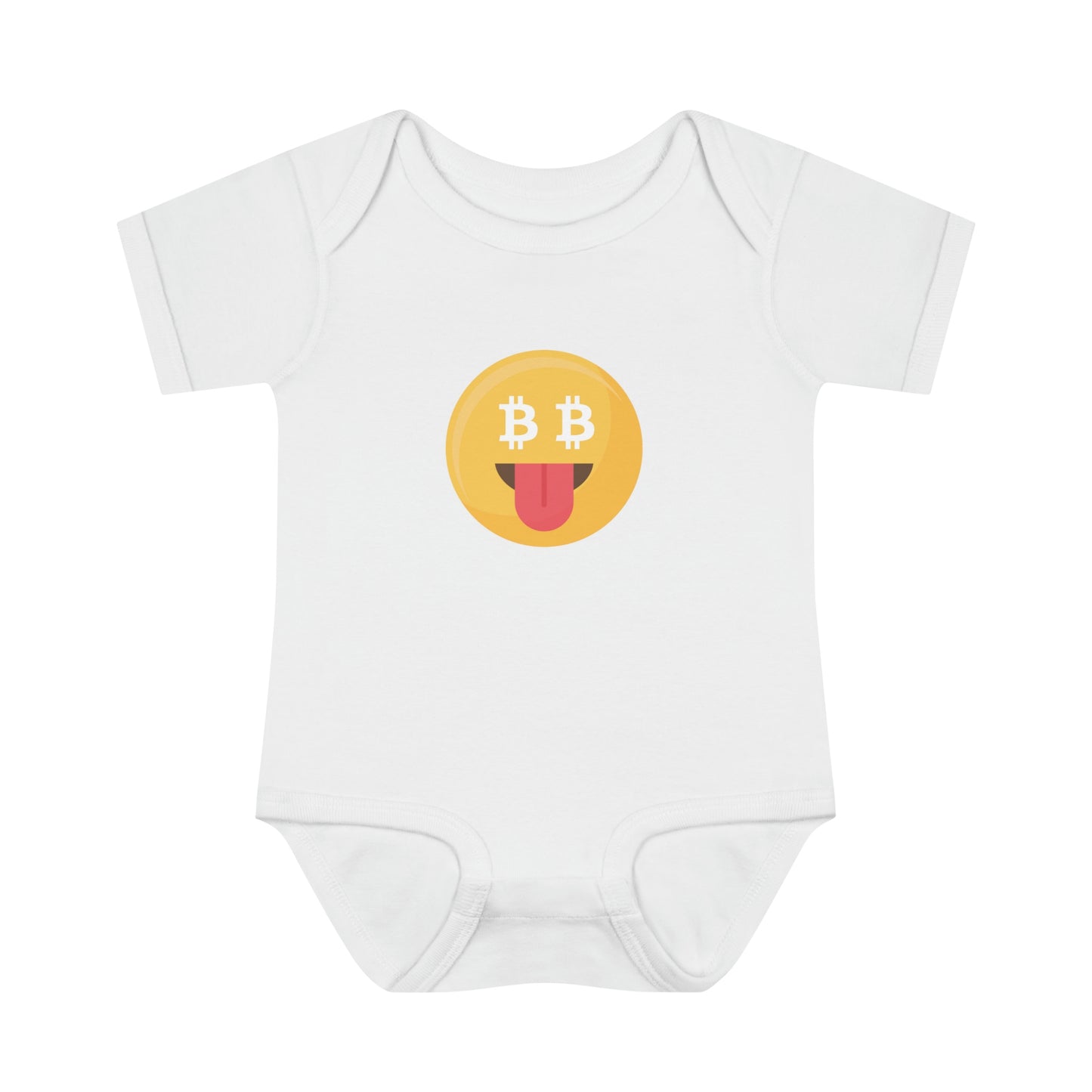 Bitcoin Smiley Face Infant Bodysuit