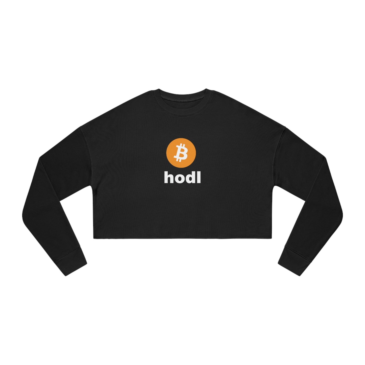 Time to Hodl On Women's Crop Sweatshirt