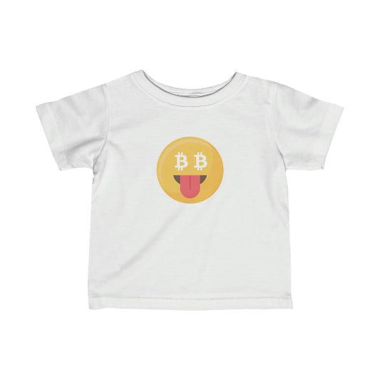 Bitcoin Smiley Face Toddler T-Shirt
