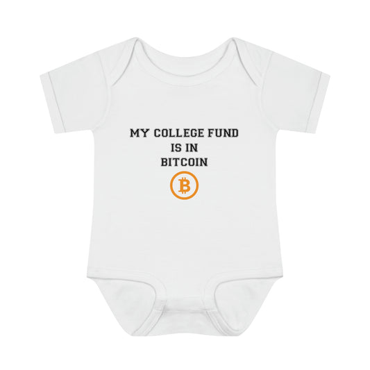Bitcoin College Fund Infant Bodysuit