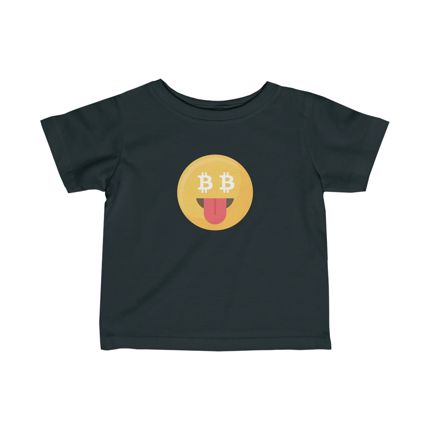 Bitcoin Smiley Face Toddler T-Shirt