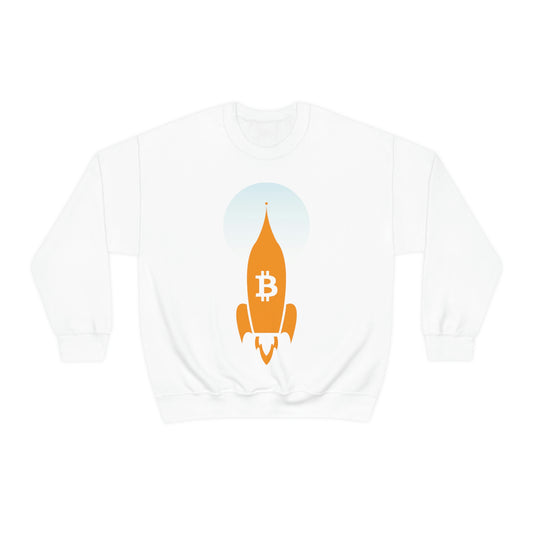 Bitcoin Blast-Off Unisex Sweatshirt