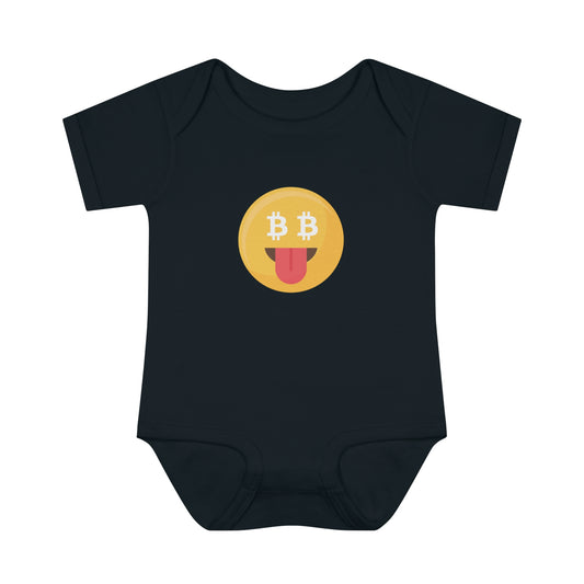Bitcoin Smiley Face Infant Bodysuit