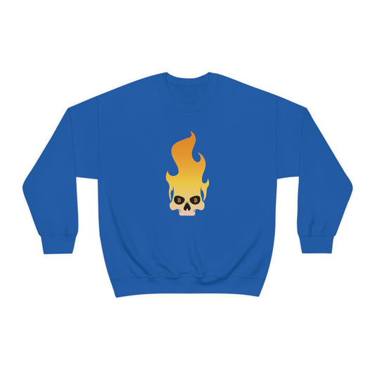Crypto Flame Unisex Sweatshirt