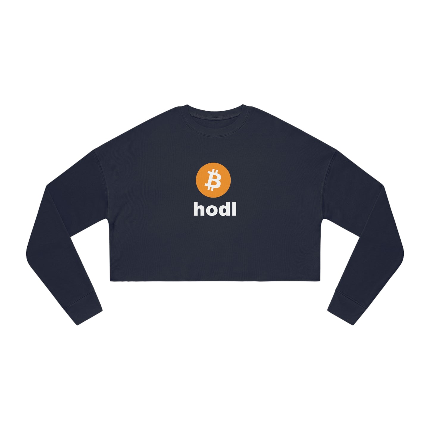 Time to Hodl On Women's Crop Sweatshirt