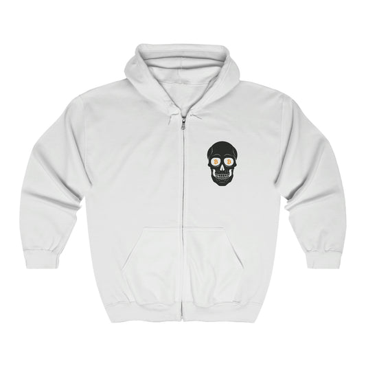 Skulls & Coins Unisex Zip Hoodie