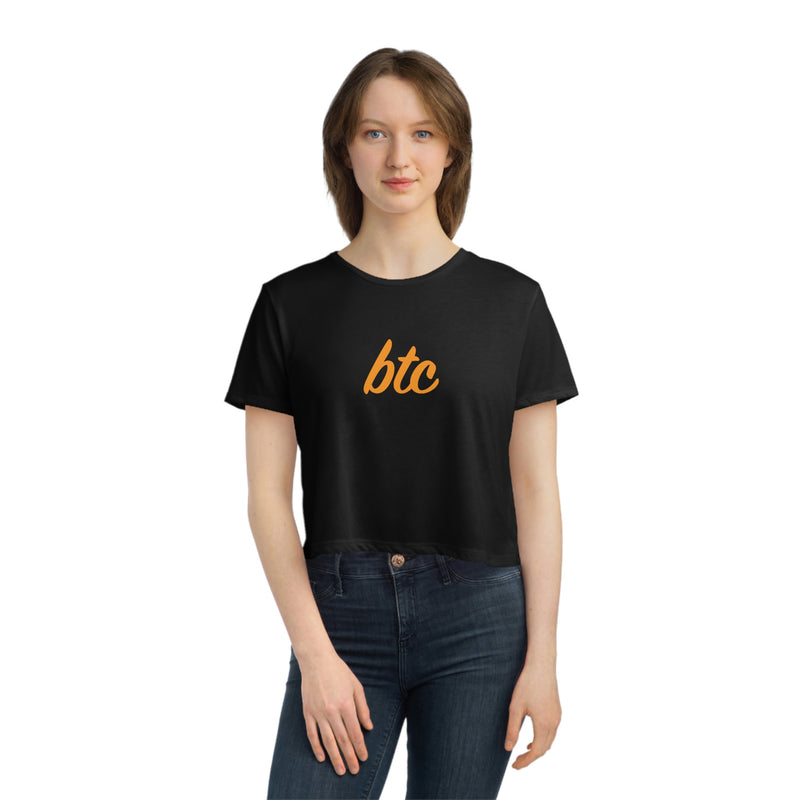 BTC Women's Flowy Crop T-Shirt