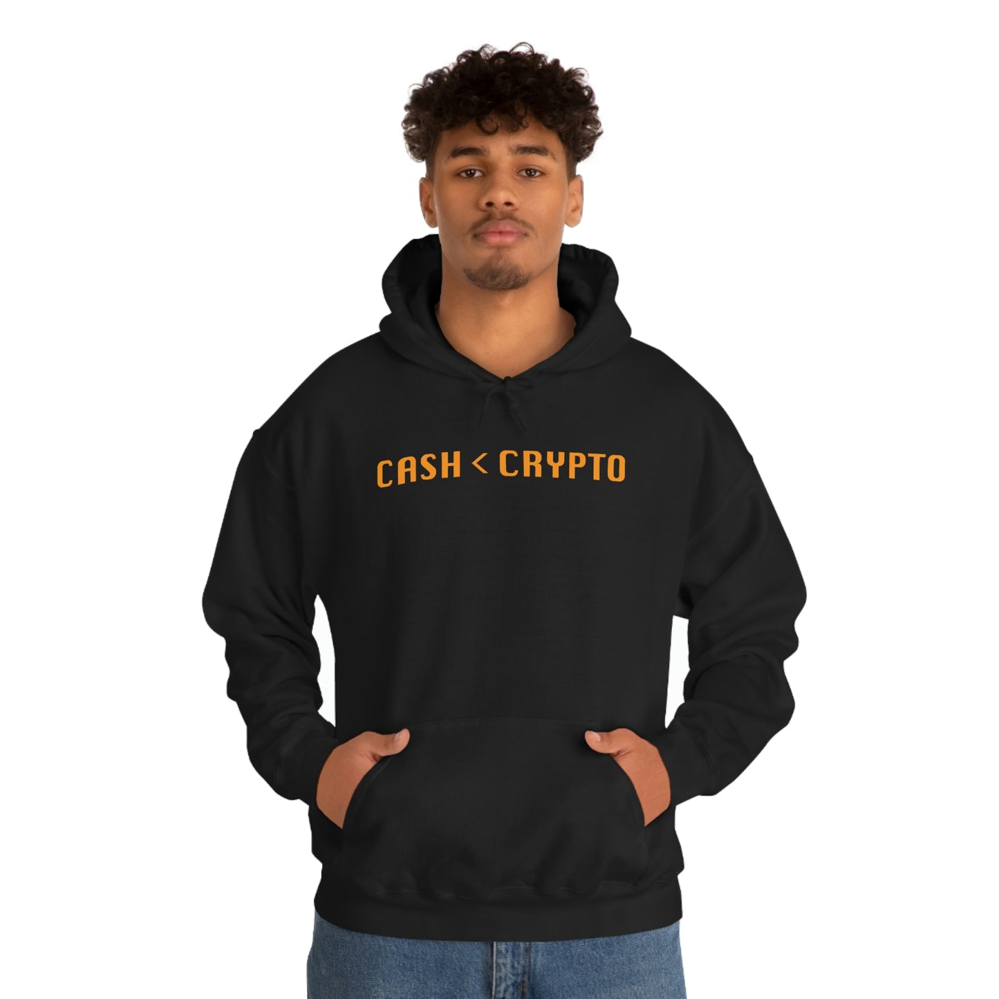 Cash < Crypto Unisex Hoodie