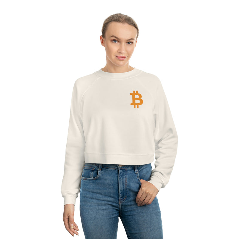 King of Bitcoin Unisex Crop Sweatshirt