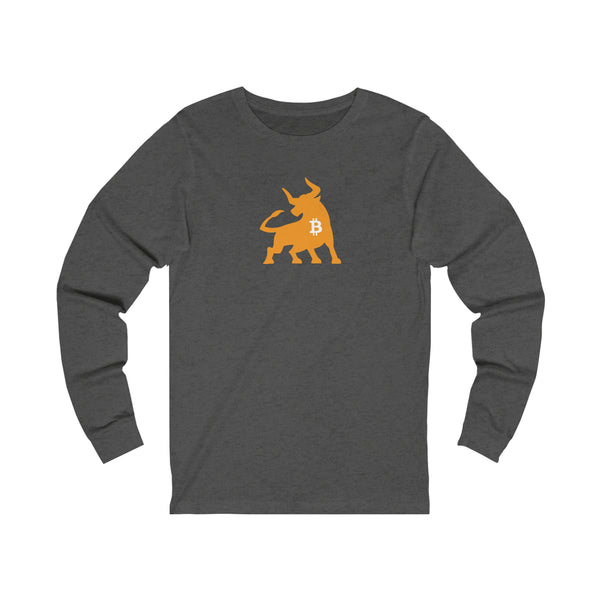 Bitcoin Bull Unisex Long Sleeve Tee