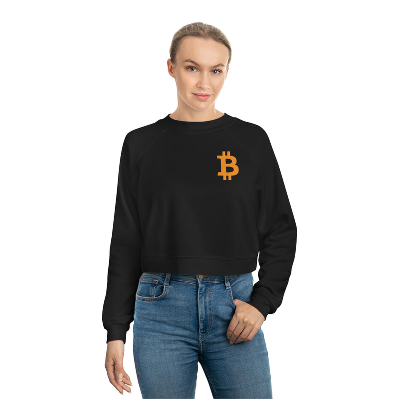 King of Bitcoin Unisex Crop Sweatshirt