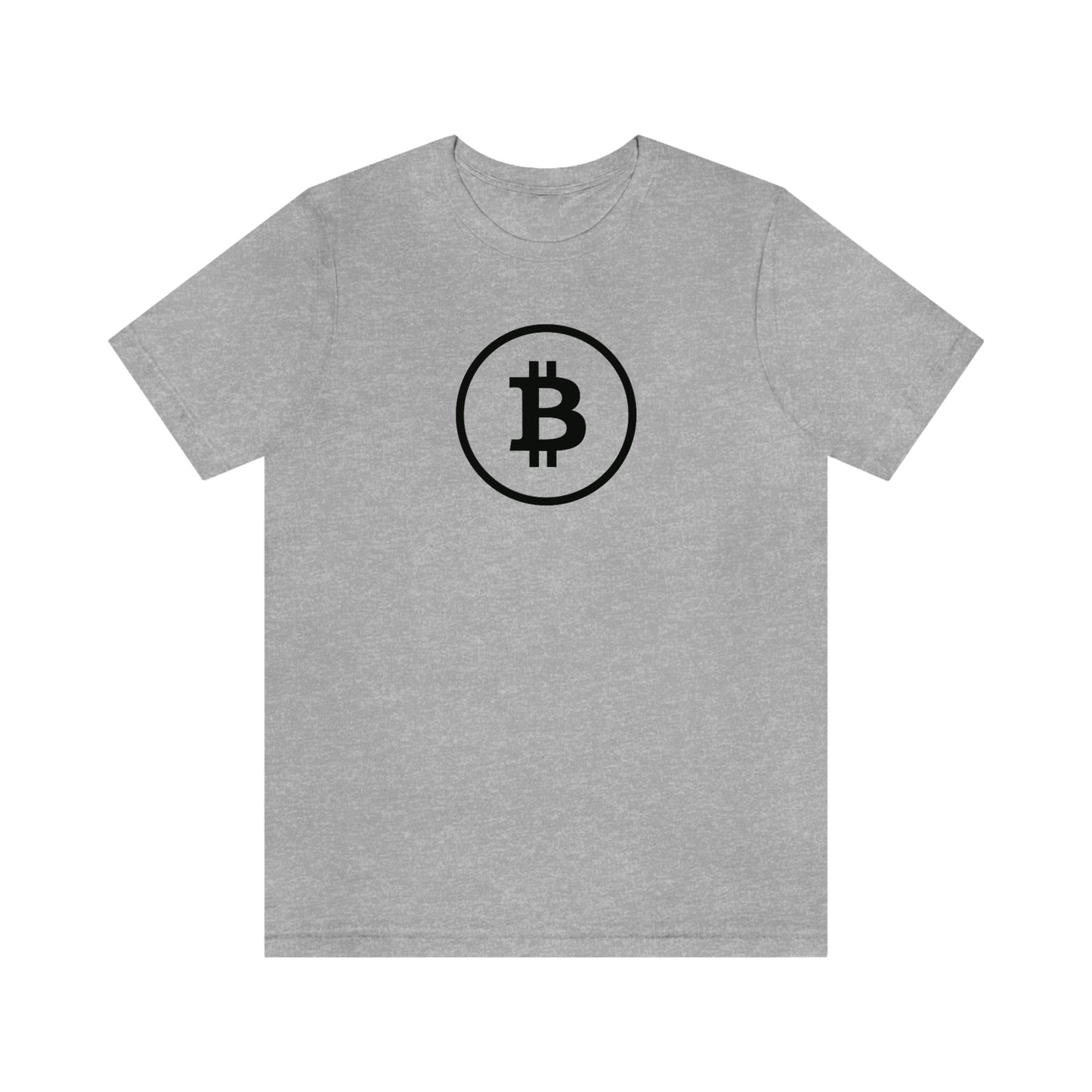 Black Bitcoin Logo Unisex T-Shirt