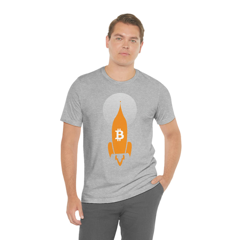 Bitcoin Blast-Off Unisex T-Shirt