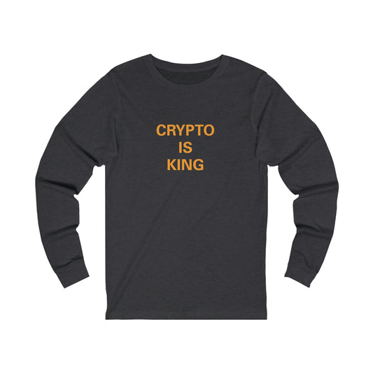 Crypto King Unisex Long Sleeve Tee