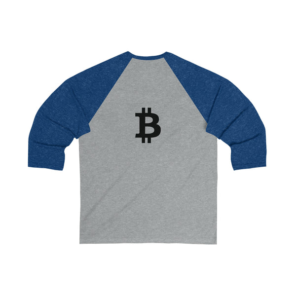 Cash < Crypto Unisex Baseball Tee