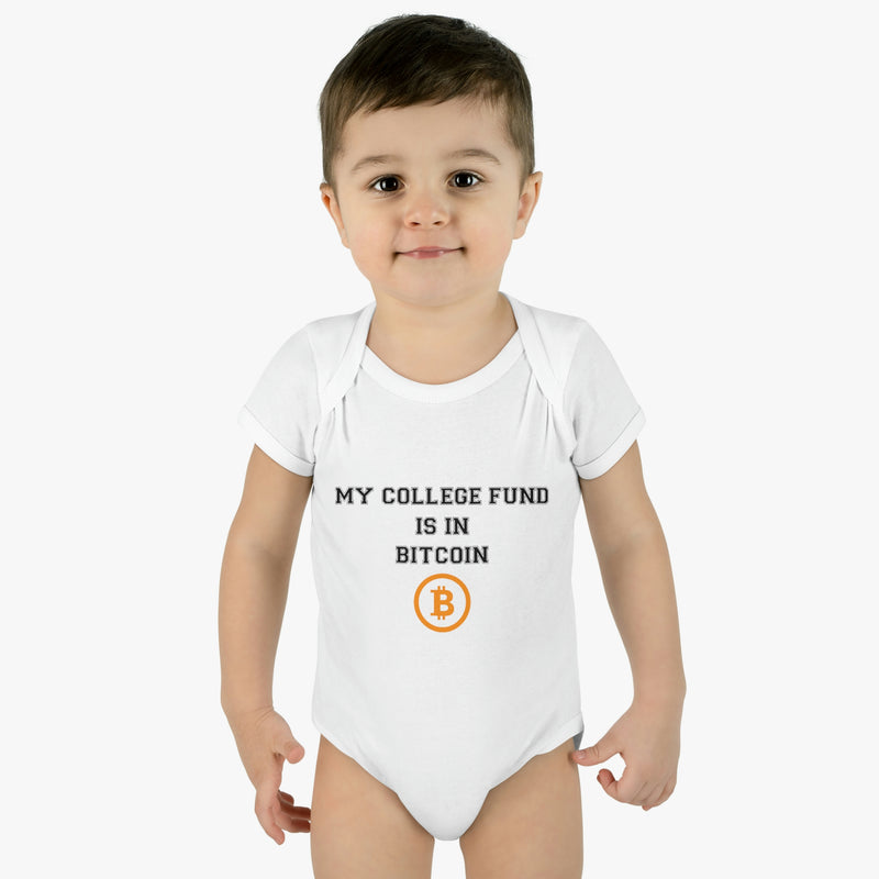 Bitcoin College Fund Infant Bodysuit