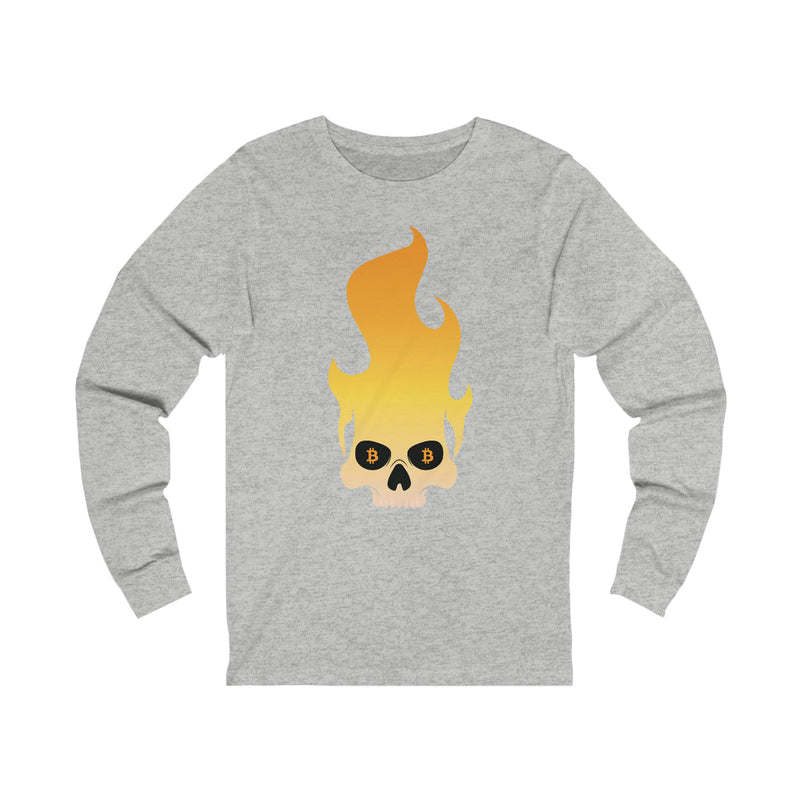 Crypto Flame Unisex Long Sleeve Tee