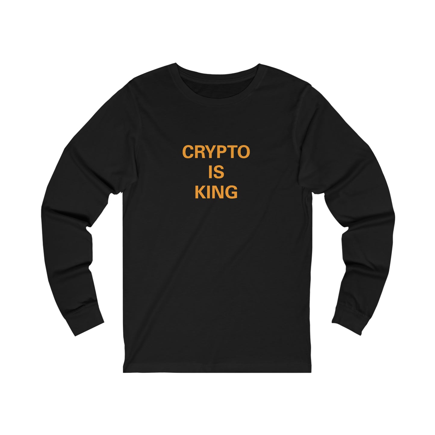 Crypto King Unisex Long Sleeve Tee