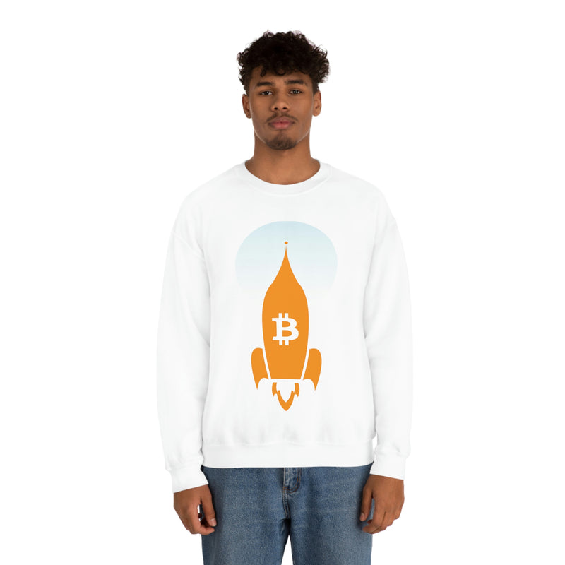 Bitcoin Blast-Off Unisex Sweatshirt