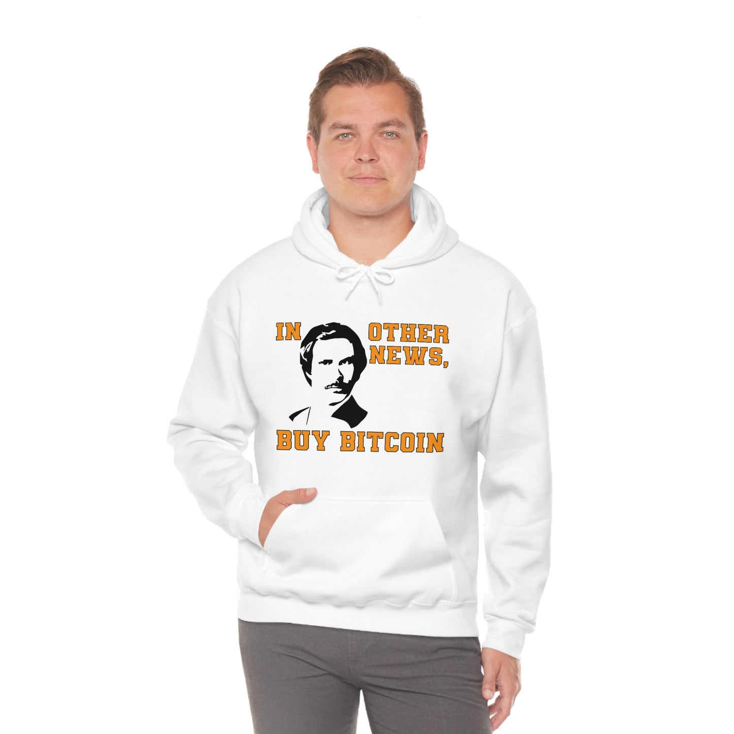 Ron Burgundy Buys Bitcoin Unisex Hoodie