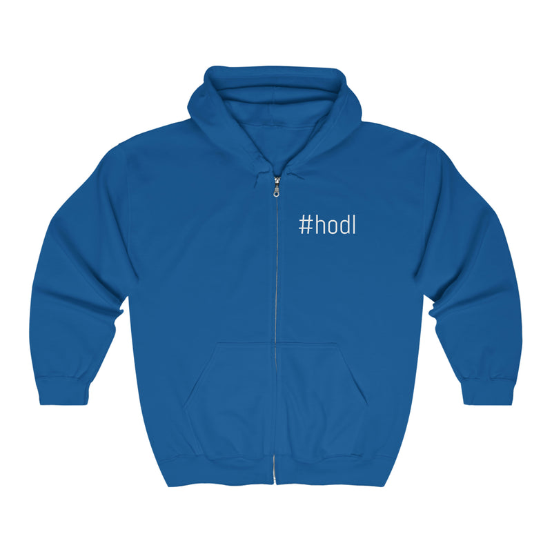 #hodl Unisex Zip Hoodie