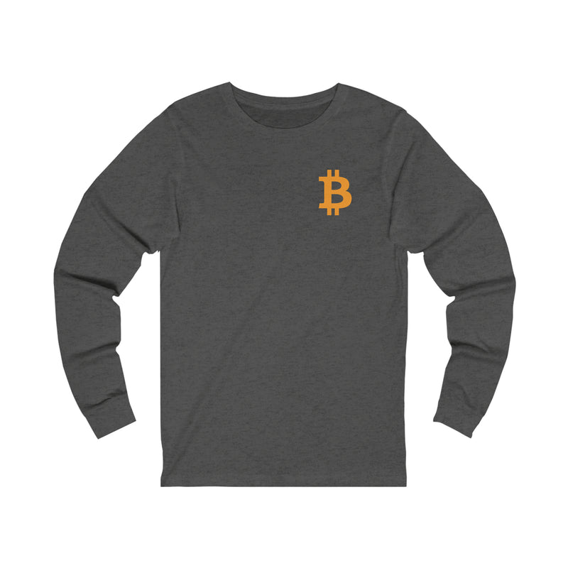 King of Bitcoin Unisex Long Sleeve Tee