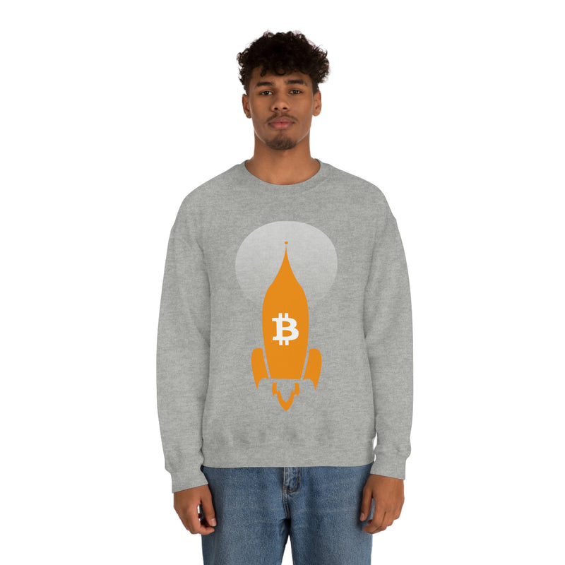 Bitcoin Blast-Off Unisex Sweatshirt