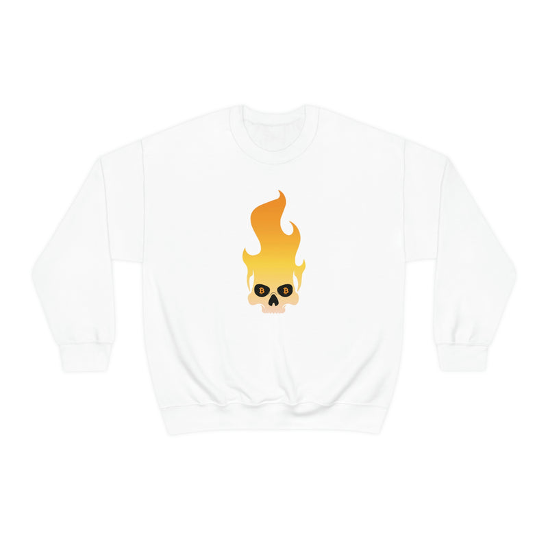 Crypto Flame Unisex Sweatshirt