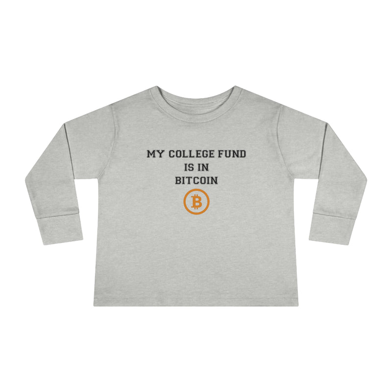 Bitcoin College Fund Infant Long Sleeve Tee