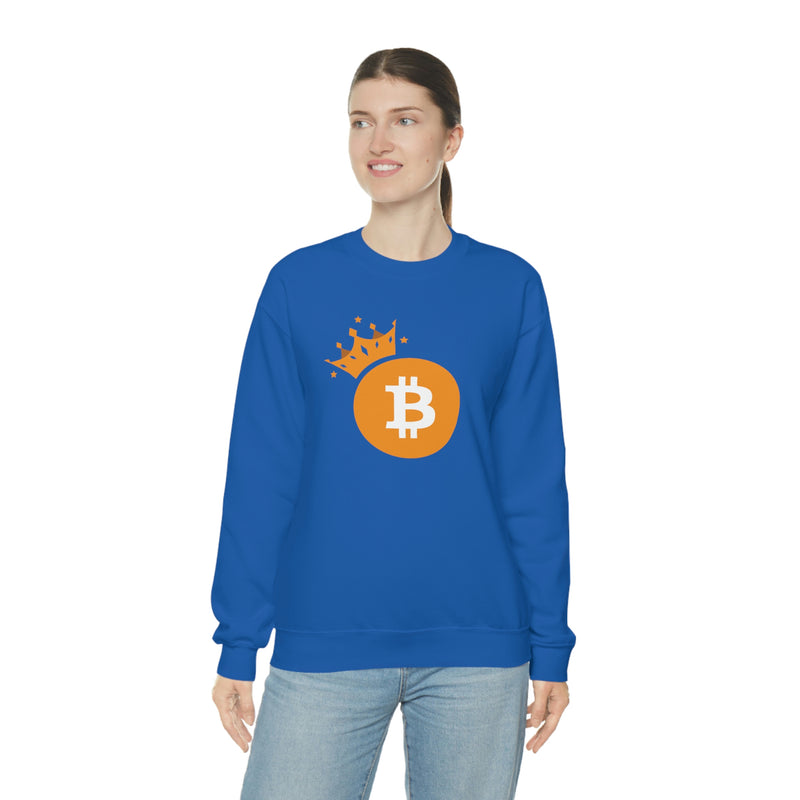 Royal Bitcoin Unisex Sweatshirt