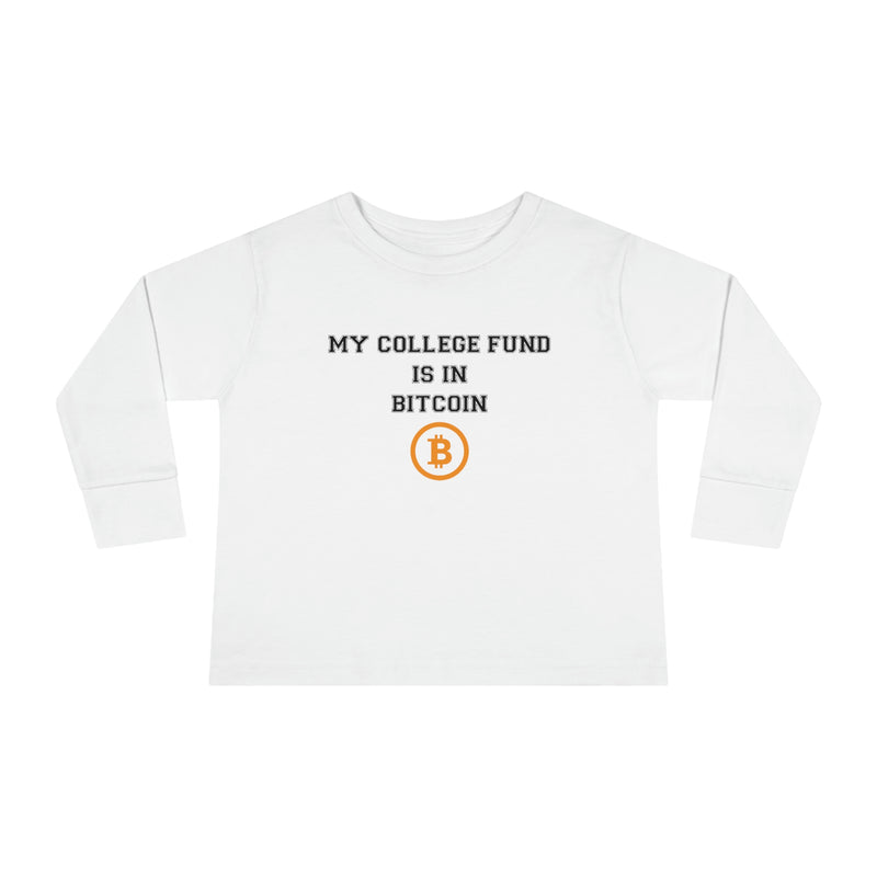 Bitcoin College Fund Infant Long Sleeve Tee