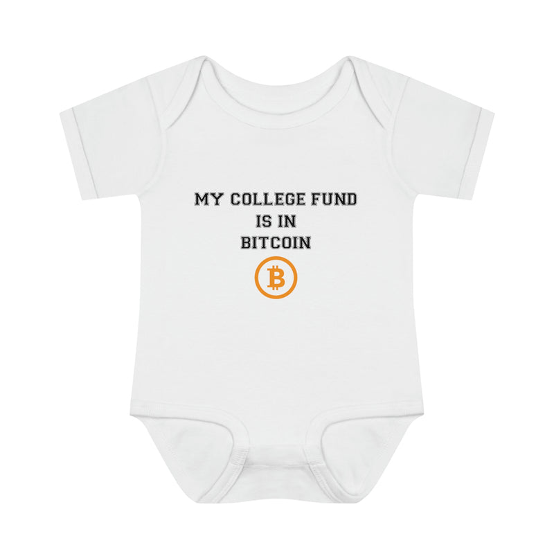 Bitcoin College Fund Infant Bodysuit