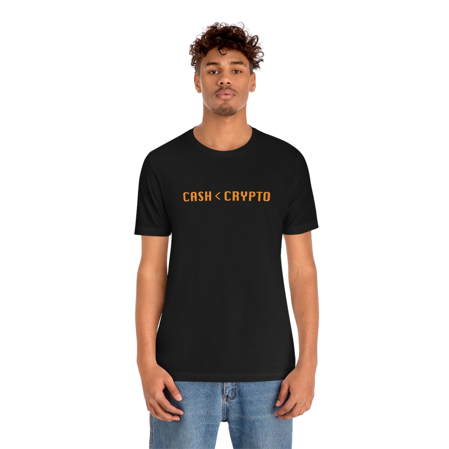 Cash < Crypto Unisex T-Shirt