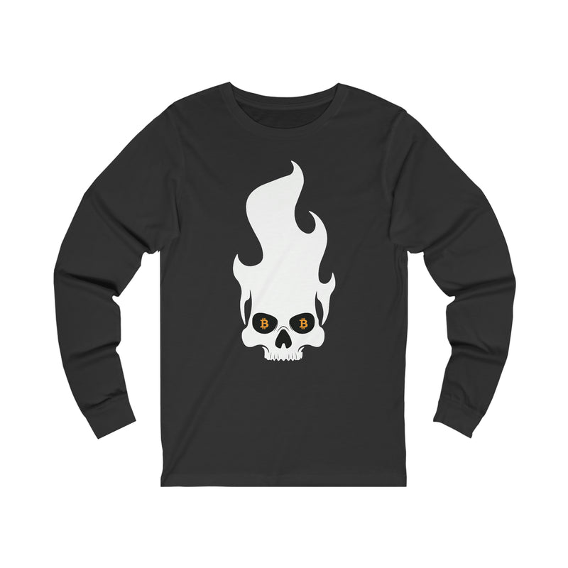 Crypto Flame Unisex Long Sleeve Tee