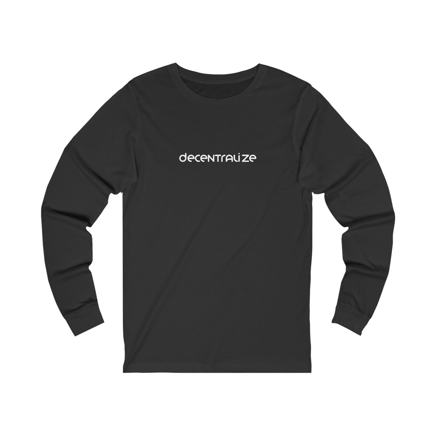 Disrupt & Decentralize Unisex Long Sleeve Tee