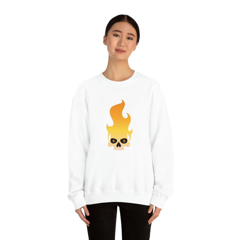 Crypto Flame Unisex Sweatshirt