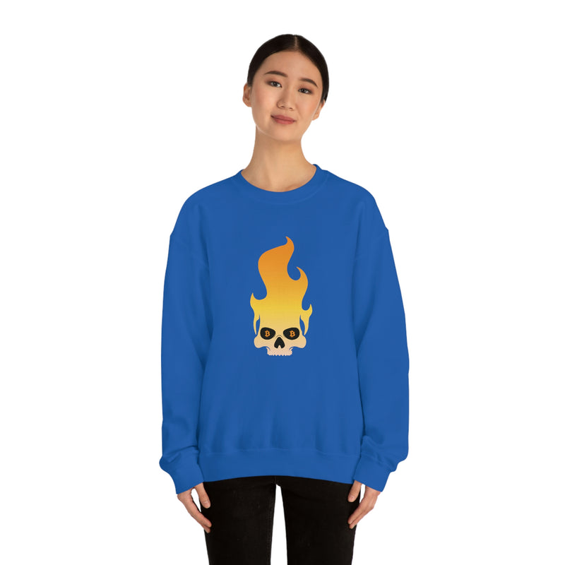 Crypto Flame Unisex Sweatshirt