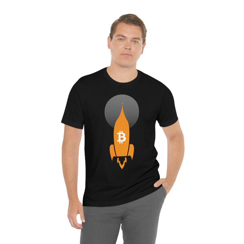 Bitcoin Blast-Off Unisex T-Shirt