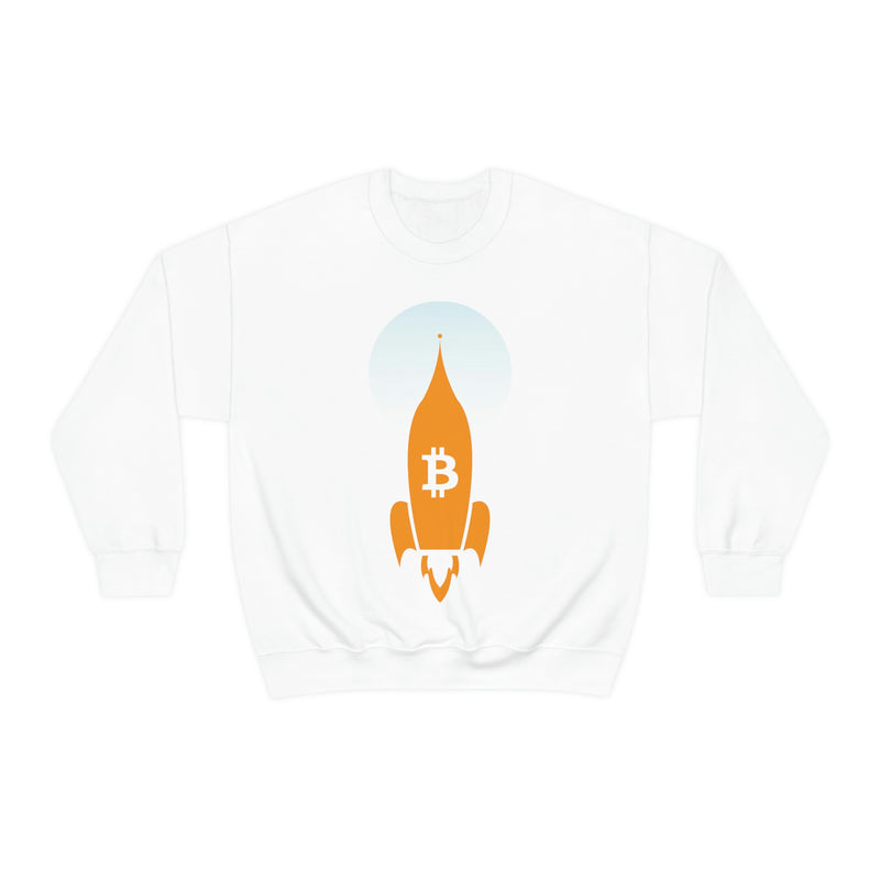 Bitcoin Blast-Off Unisex Sweatshirt