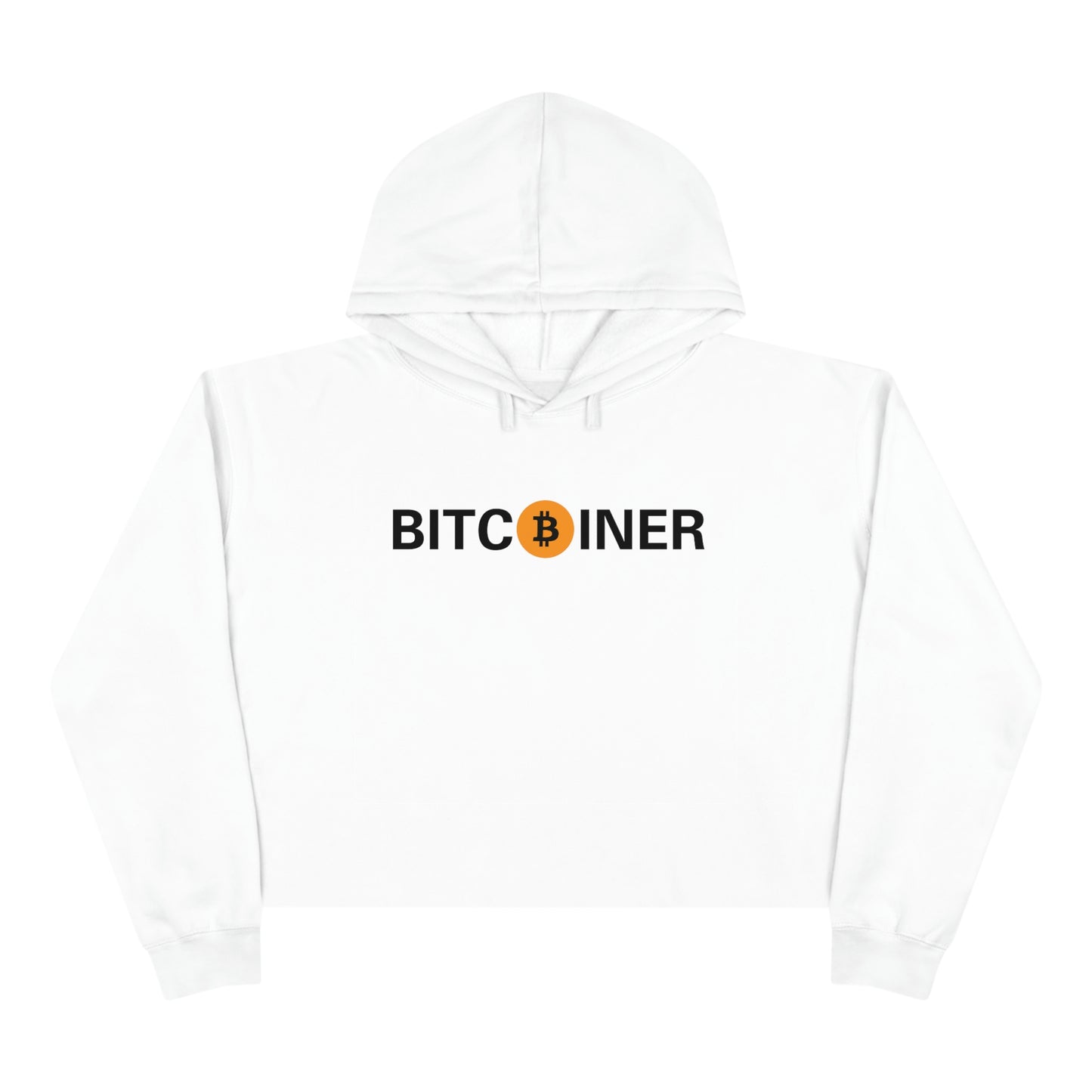 Bitcoiner Women's Crop Hoodie