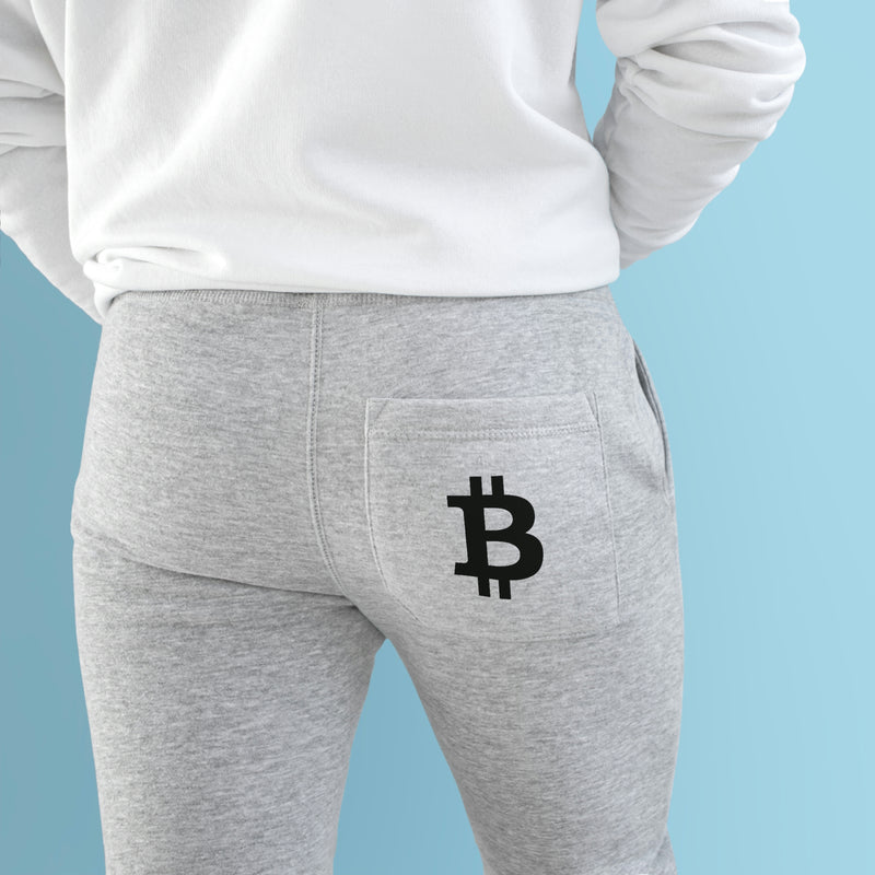 Classic Bitcoin Unisex Fleece Joggers