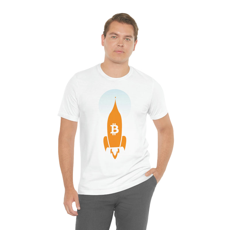 Bitcoin Blast-Off Unisex T-Shirt