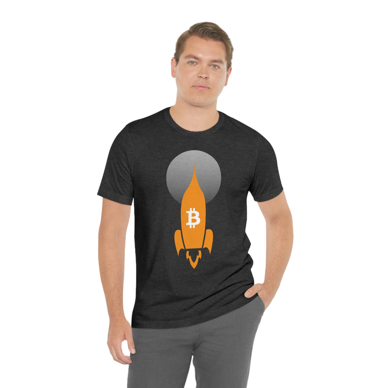 Bitcoin Blast-Off Unisex T-Shirt