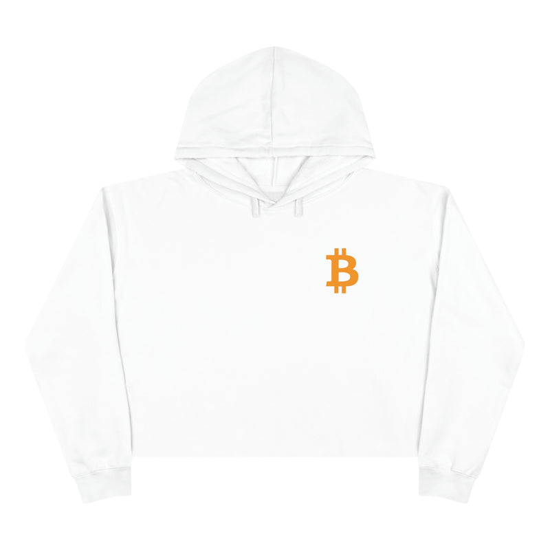 King of Bitcoin Women's Crop Hoodie