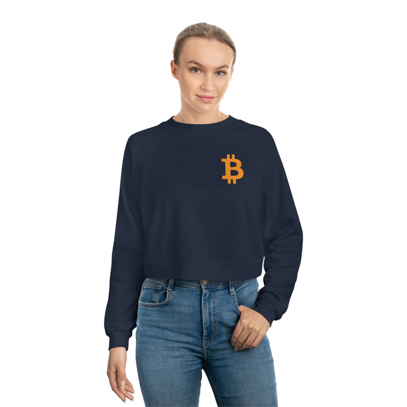 King of Bitcoin Unisex Crop Sweatshirt