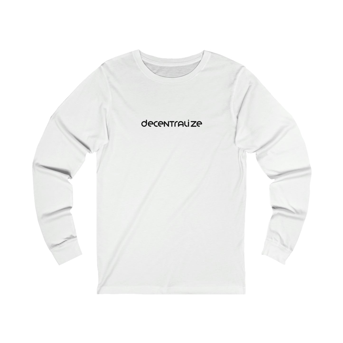 Disrupt & Decentralize Unisex Long Sleeve Tee