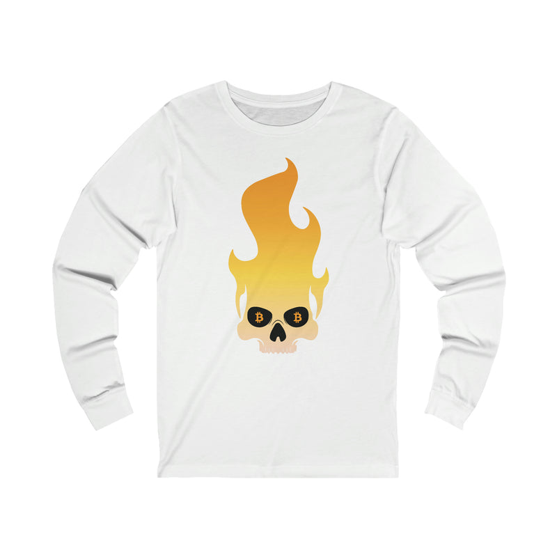 Crypto Flame Unisex Long Sleeve Tee