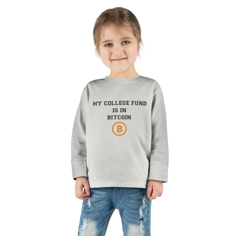 Bitcoin College Fund Infant Long Sleeve Tee