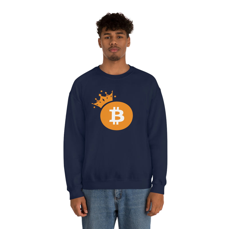 Royal Bitcoin Unisex Sweatshirt